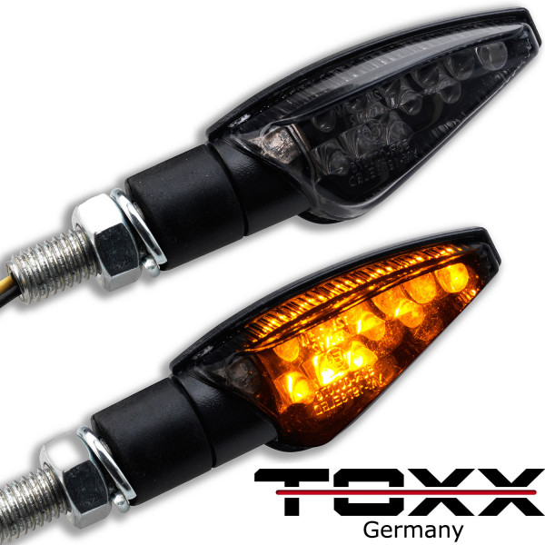 ToXx LED Blinker Set Toledo schwarz getönt